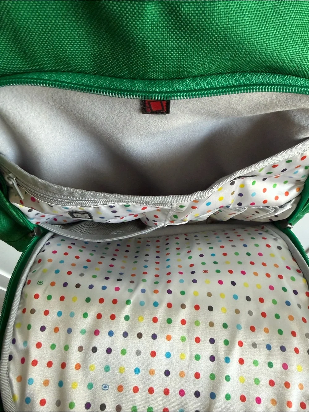 OGIO Green Canvas Tote Bag with Button Detail